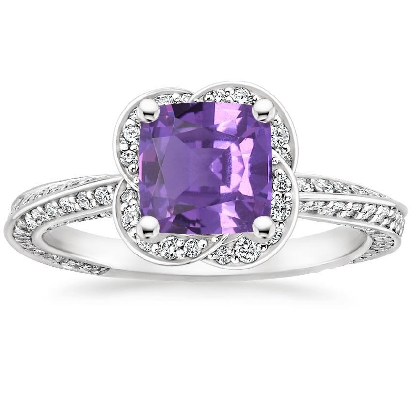 Platinum Azalea Diamond Ring (1/2 ct. tw.), large top view
