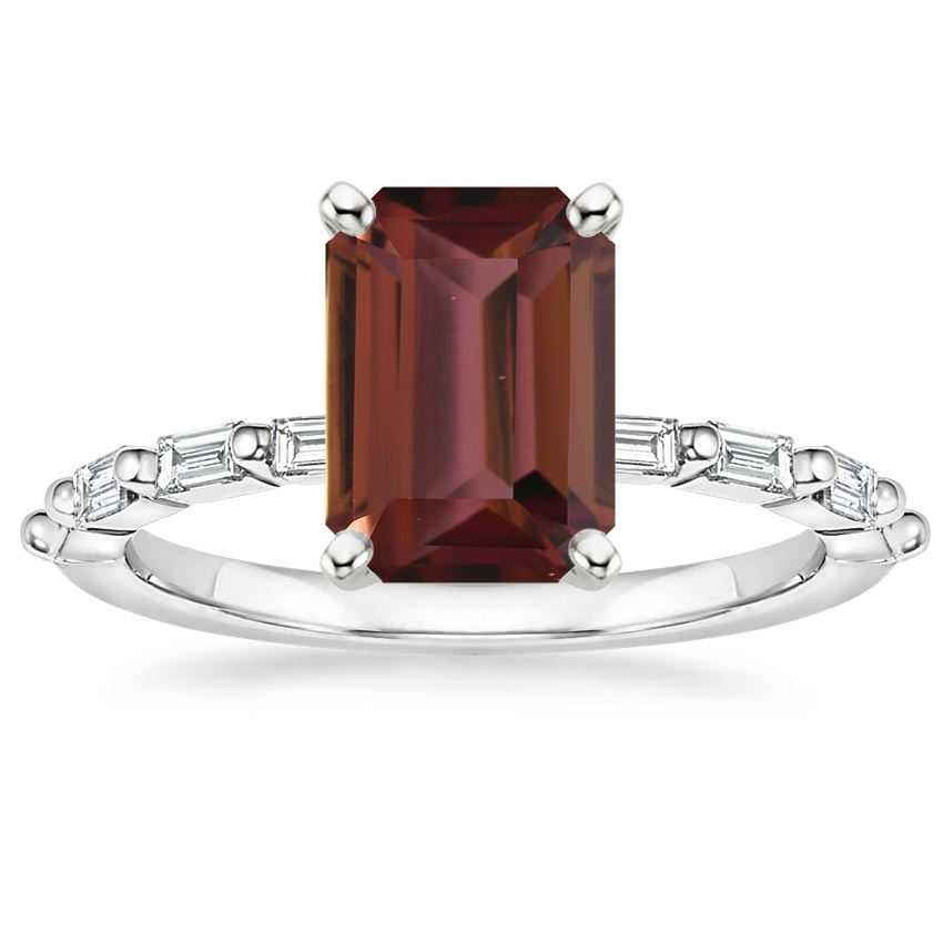 18K White Gold Dominique Diamond Ring (1/3 ct. tw.), large top view