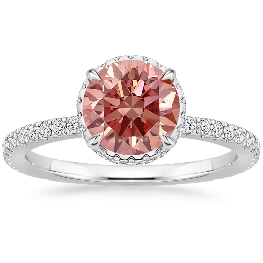 Platinum Gala Diamond Ring, large top view