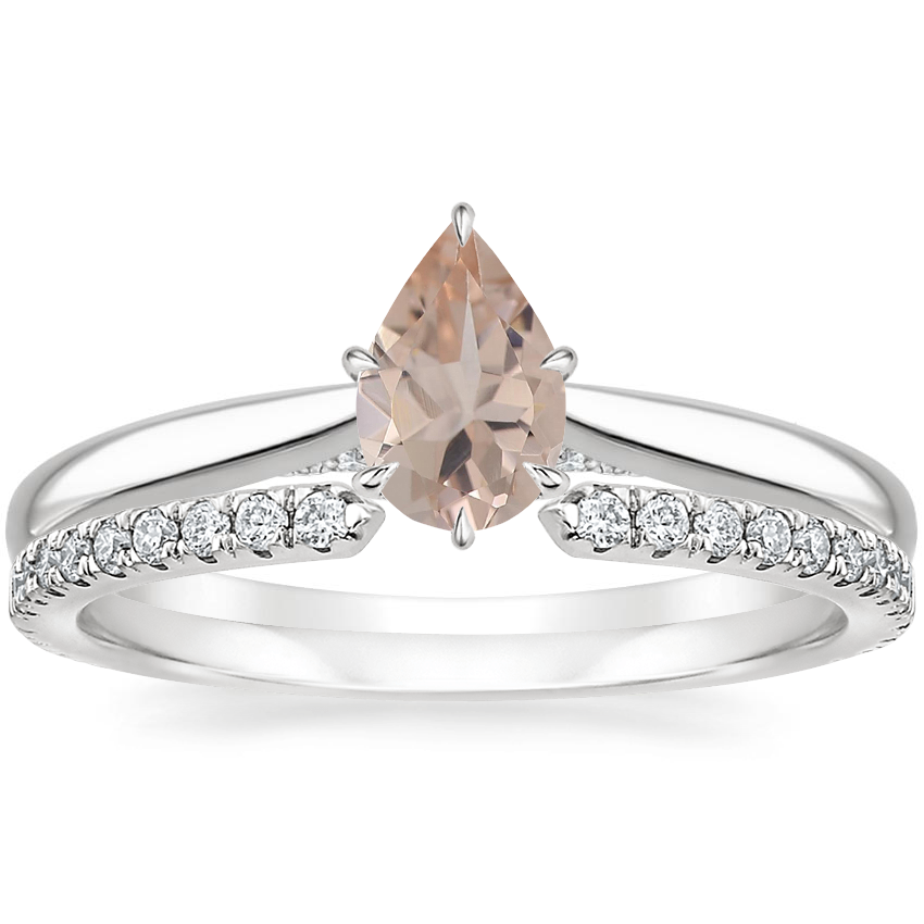 18K White Gold Dawn Diamond Ring with Luxe Sia Diamond Open Ring (1/5 ct. tw.)