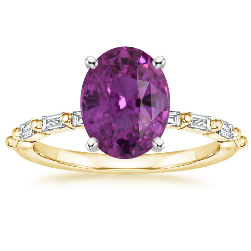 18K Yellow Gold Dominique Diamond Ring (1/3 ct. tw.), large top view