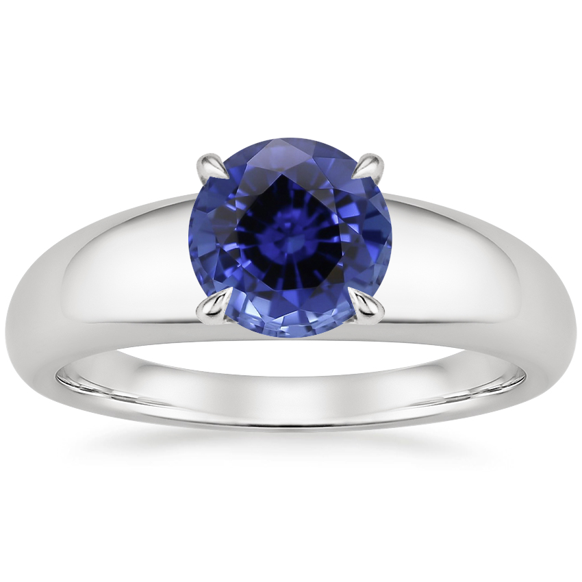 Sapphire Adrian Ring in 18K White Gold