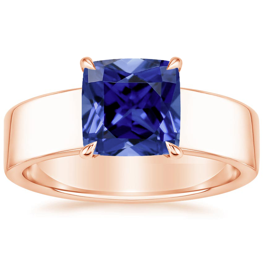Rose Gold Sapphire Alden Diamond Ring