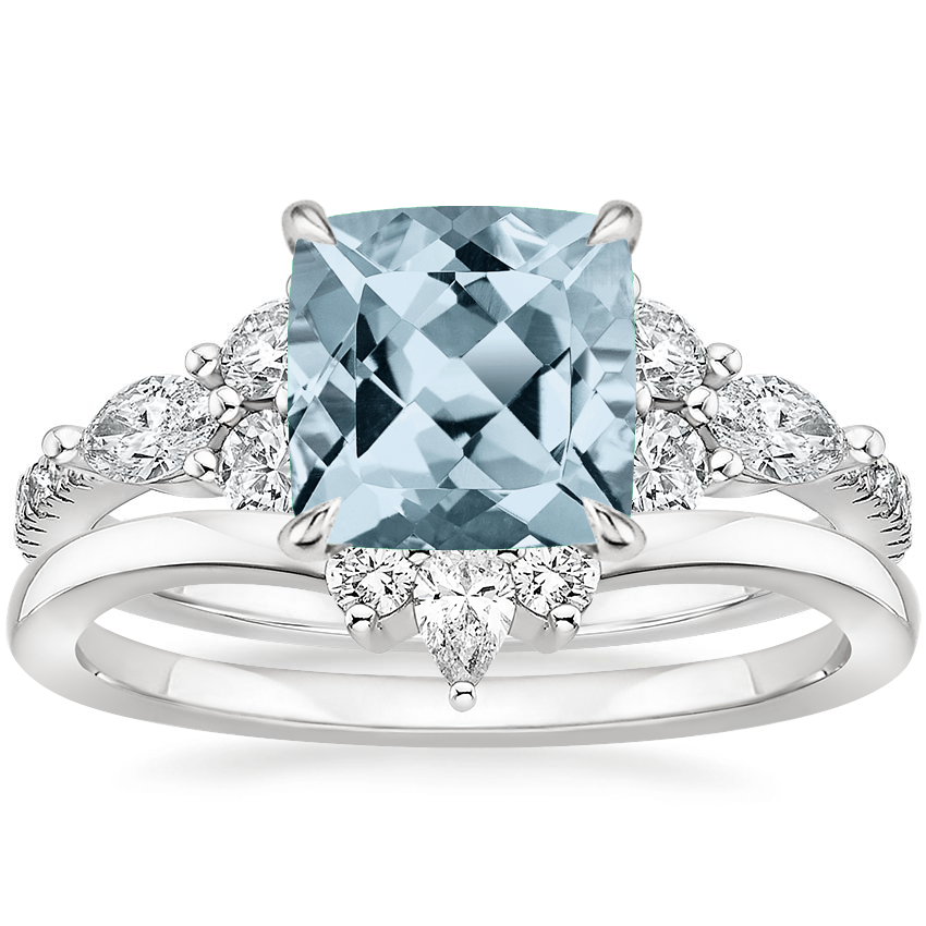 18K White Gold Luxe Nadia Diamond Ring 1 2 ct. tw. with Nadia