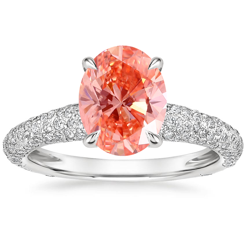 18K White Gold Aomori Diamond Ring (1 ct. tw.), large top view