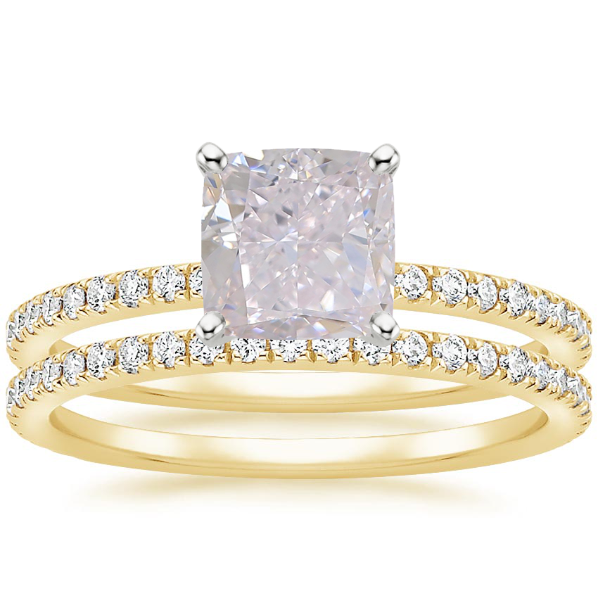18K Yellow Gold Luxe Ballad Bridal Set (1/2 ct. tw.)