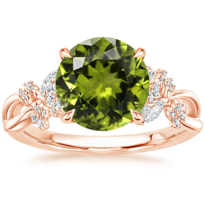 14K Rose Gold Summer Blossom Diamond Ring (1/4 ct. tw.), large top view