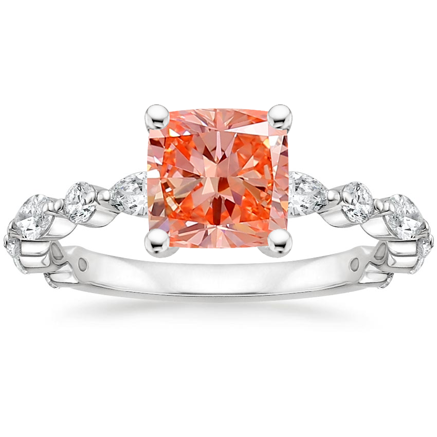 18K White Gold Versailles Three-Quarter Coverage Diamond Ring (1/2 ct. tw.), large top view