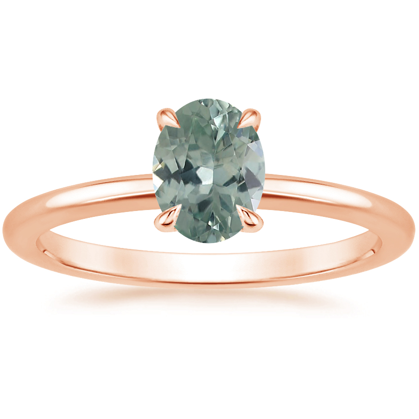 14K Rose Gold Petite Elodie 1.5mm Ring, large top view