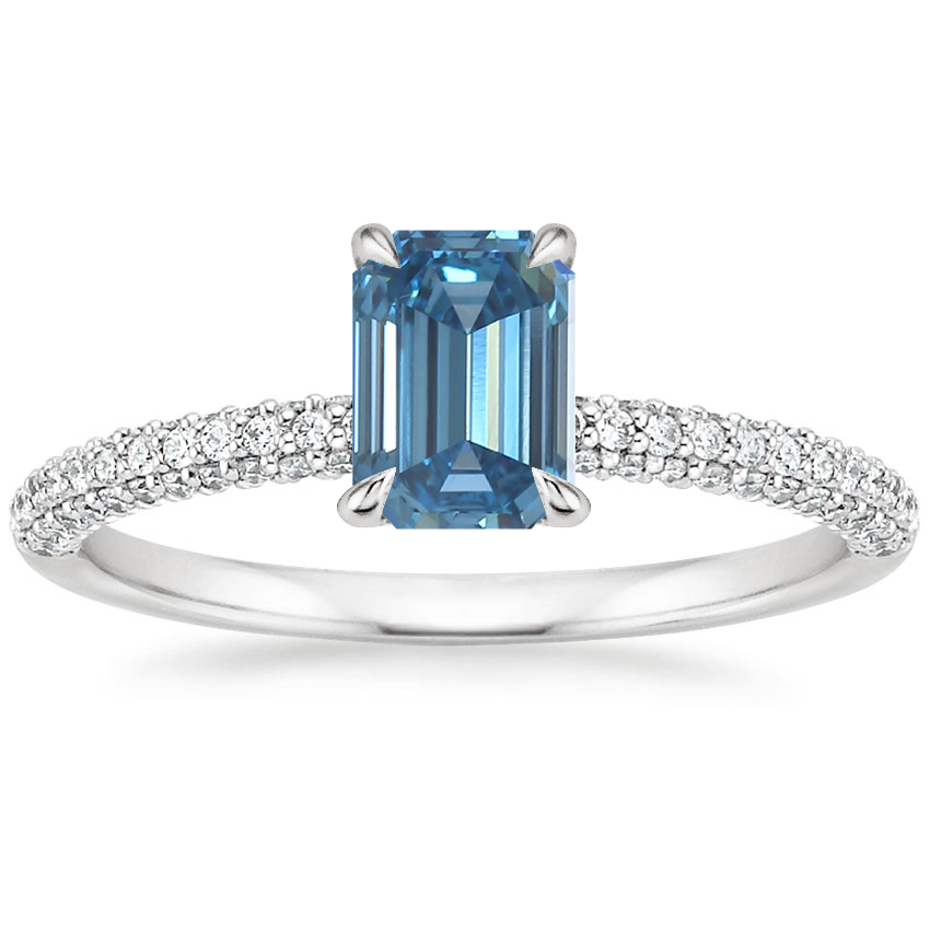 18K White Gold Valencia Diamond Ring (1/3 ct. tw.), large top view
