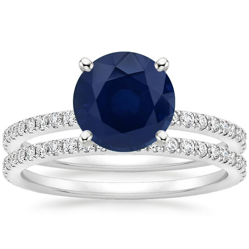 18K White Gold Luxe Ballad Bridal Set (1/2 ct. tw.)