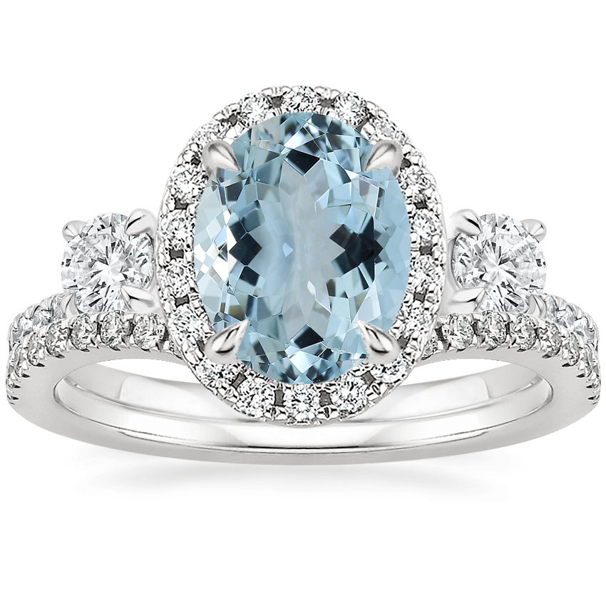 18k white gold shop waverly diamond ring