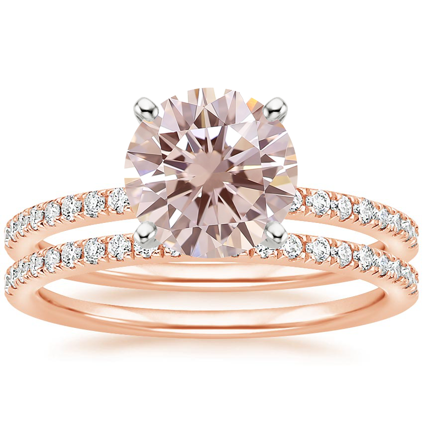 14K Rose Gold Ballad Diamond Bridal Set (1/3 ct. tw.)