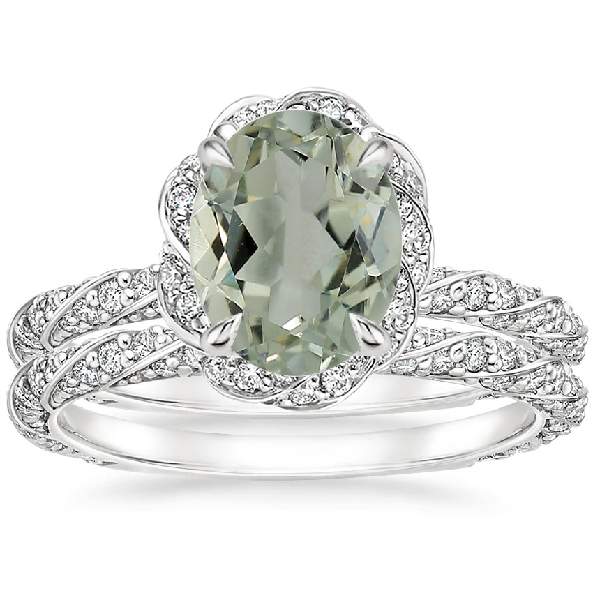 18K White Gold Nova Diamond Bridal Set (3/4 ct. tw.)