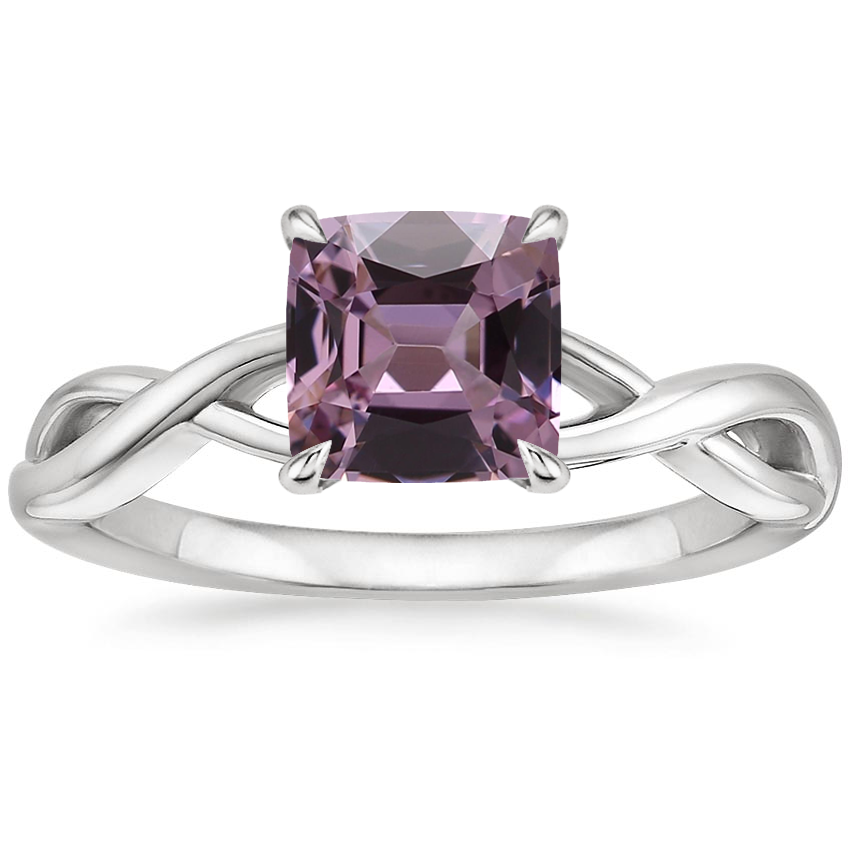 18K White Gold Eden Diamond Ring, large top view