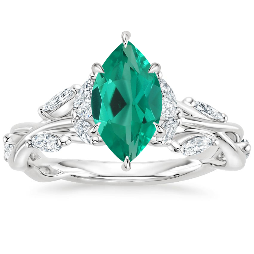 18K White Gold Secret Garden Diamond Ring (1/2 ct. tw.), large top view
