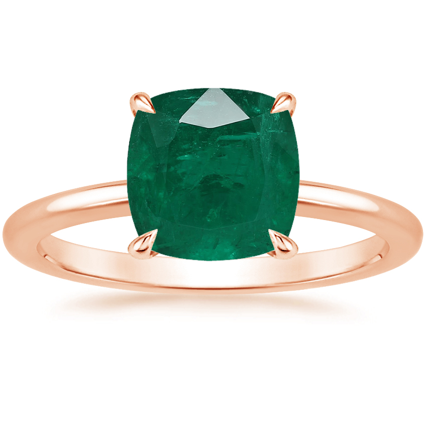 14K Rose Gold Petite Elodie 1.5mm Ring, large top view