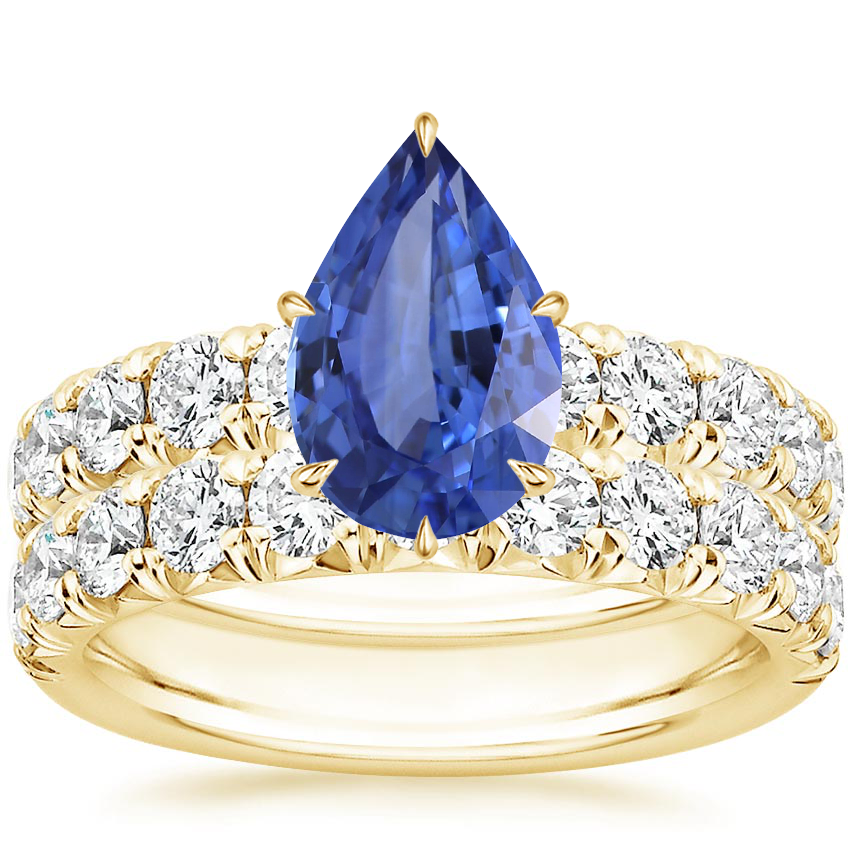 18K Yellow Gold Ellora Diamond Bridal Set