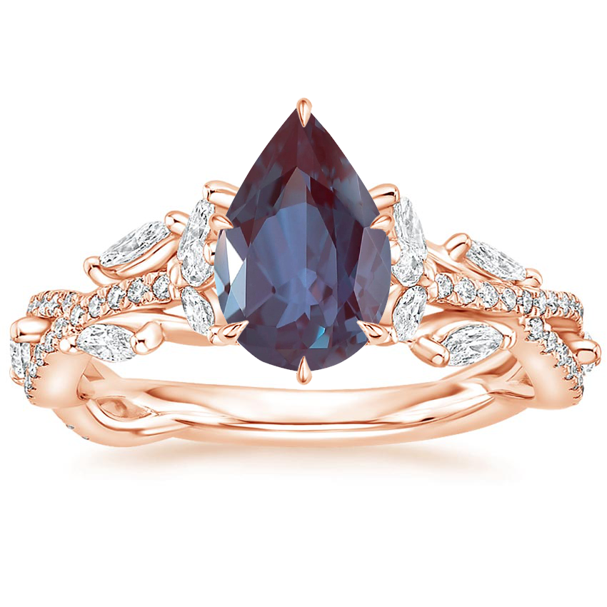 14K Rose Gold Luxe Secret Garden Diamond Ring (3/4 ct. tw.), large top view