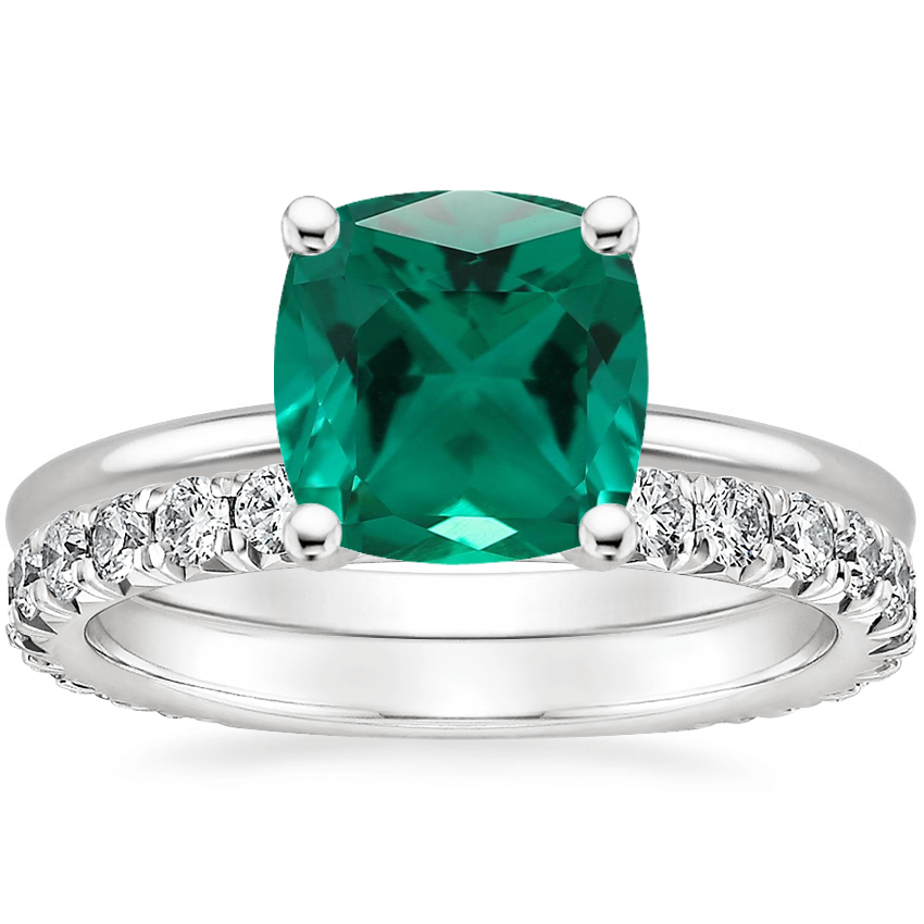 Platinum Perfect Fit Ring with Luxe Sienna Diamond Ring (5/8 ct. tw.)