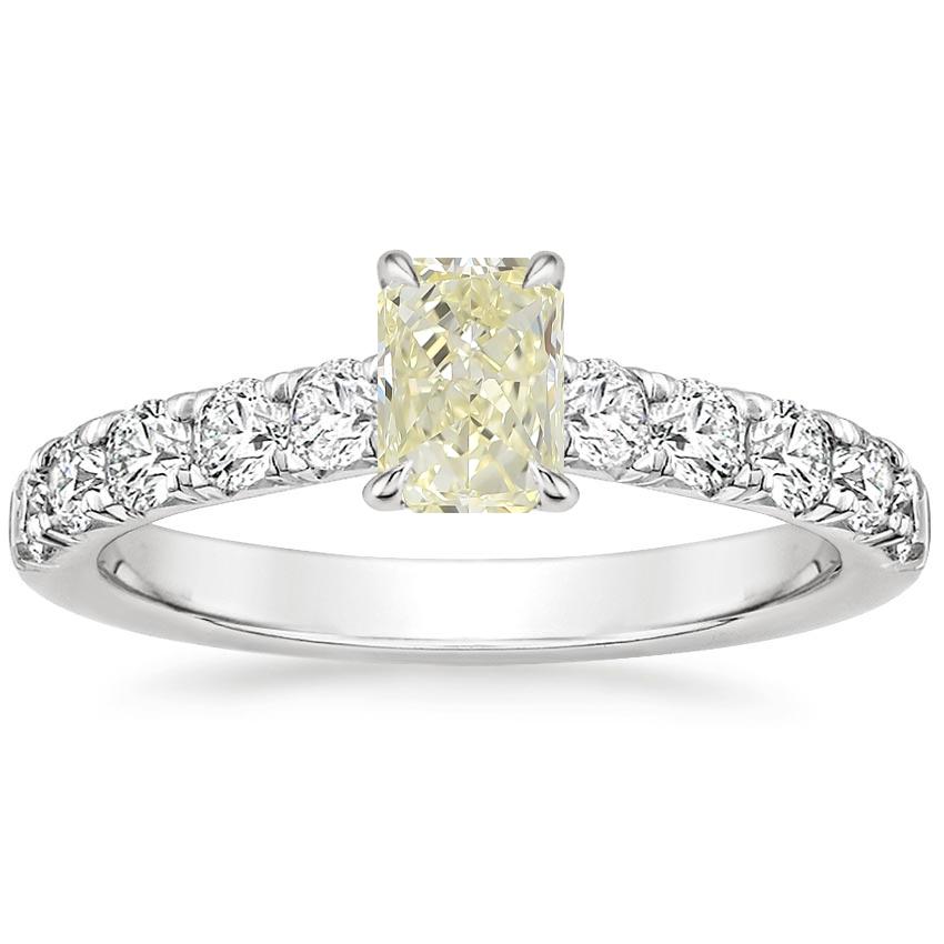18K White Gold Anthology Half Coverage Diamond Ring (1/2 ct. tw.), large top view