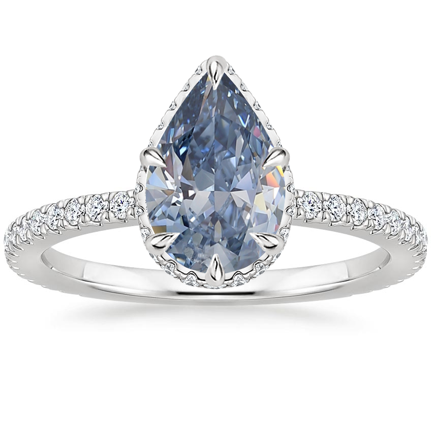 18K White Gold Gala Diamond Ring, large top view