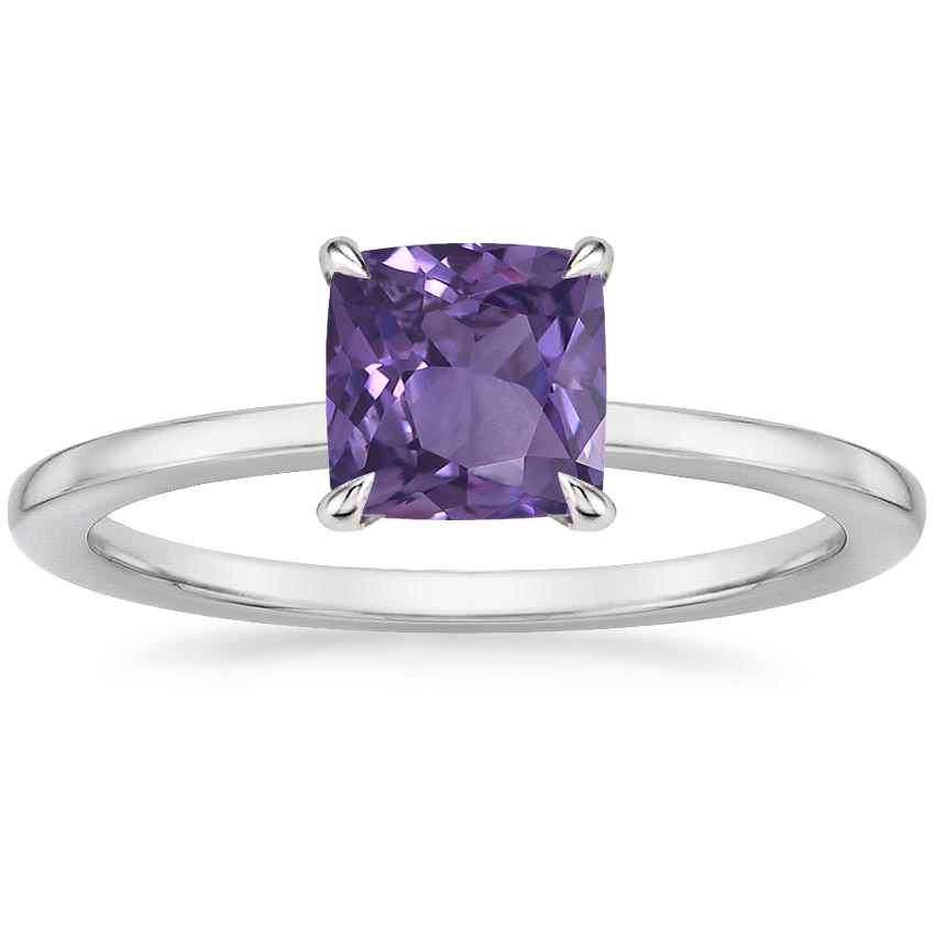 Platinum Lumiere Diamond Ring, large top view