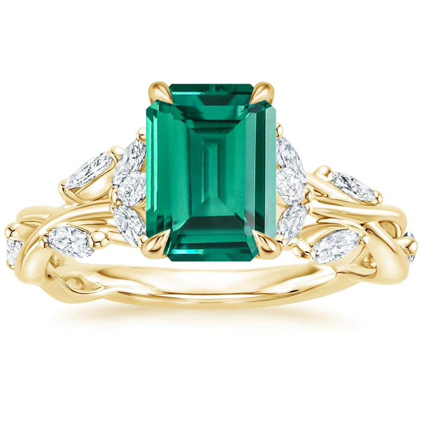 18K Yellow Gold Secret Garden Diamond Ring (1/2 ct. tw.), large top view