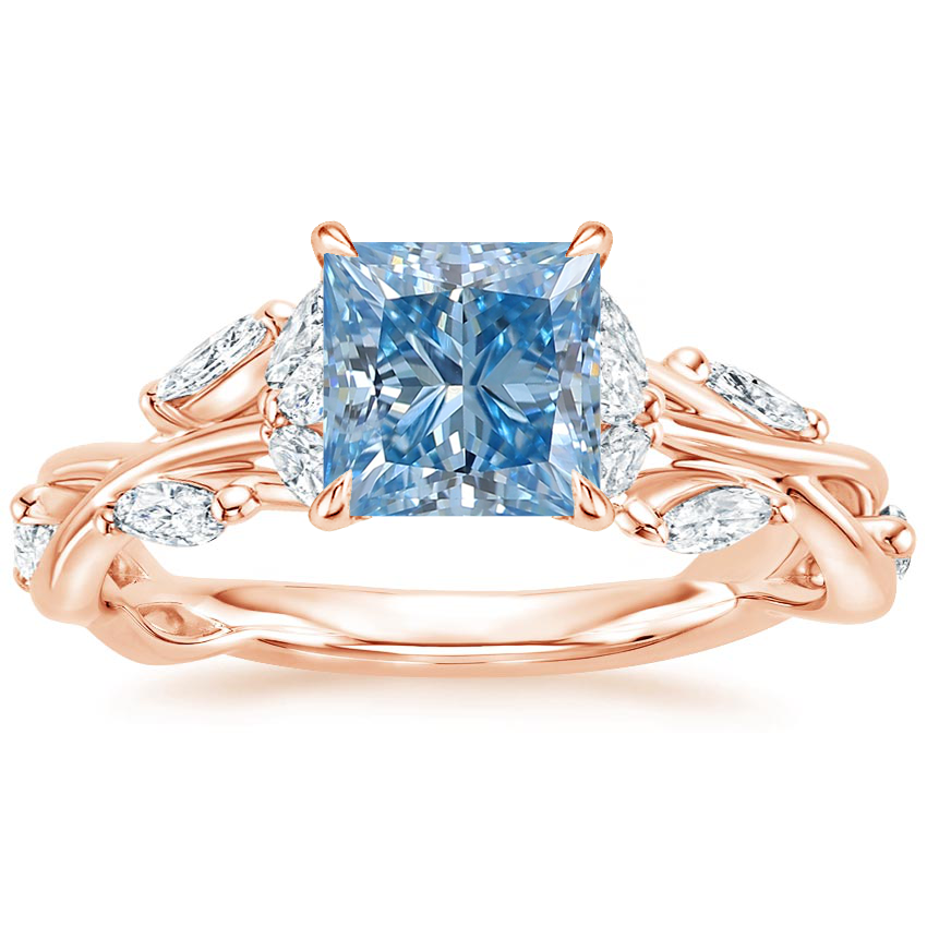 14K Rose Gold Secret Garden Diamond Ring (1/2 ct. tw.), large top view