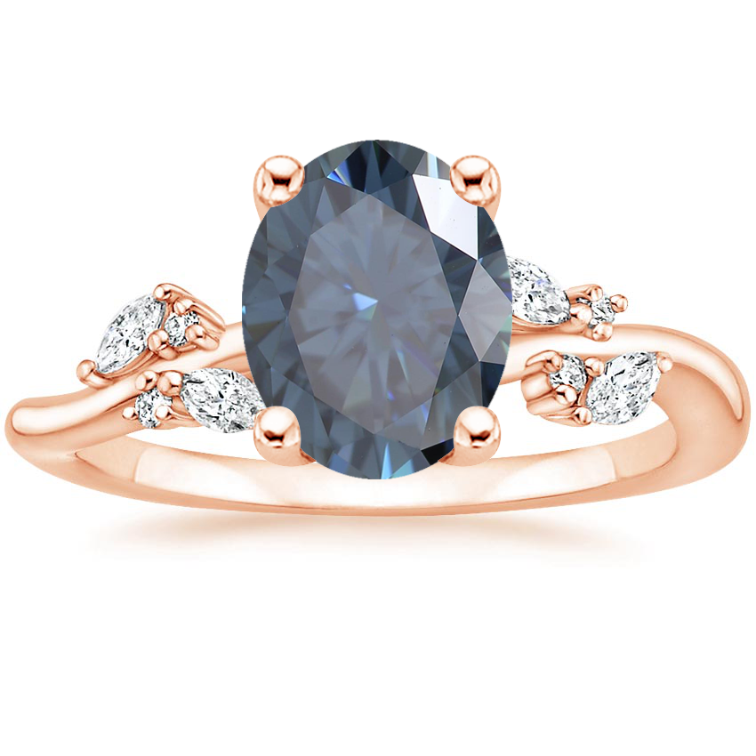 14K Rose Gold Arden Diamond Ring (1/6 ct. tw.), large top view