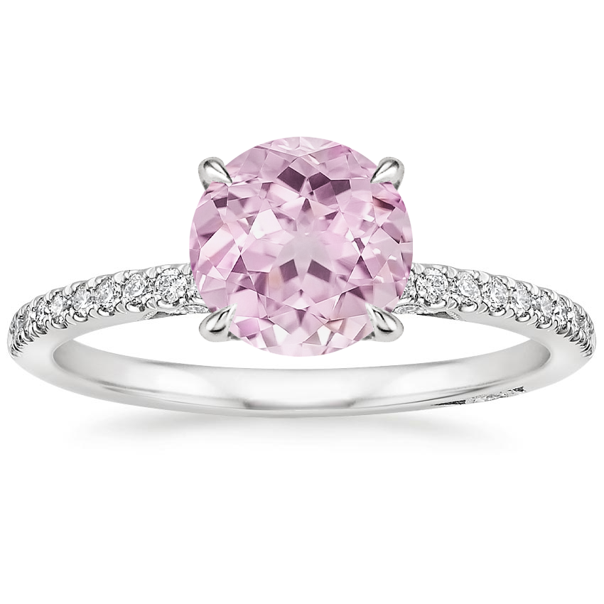 Lab Grown Sapphire Simply Tacori Classic Diamond Ring (1/5 ct. tw.) in 18K White Gold