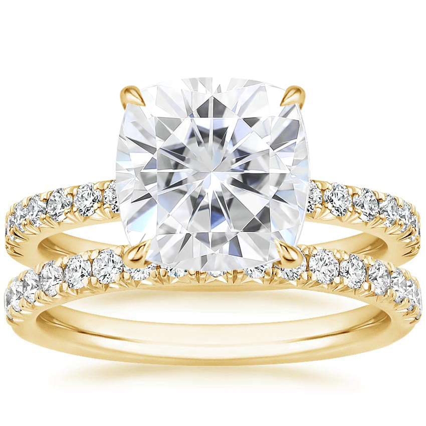 18K Yellow Gold Amelie Diamond Bridal Set
