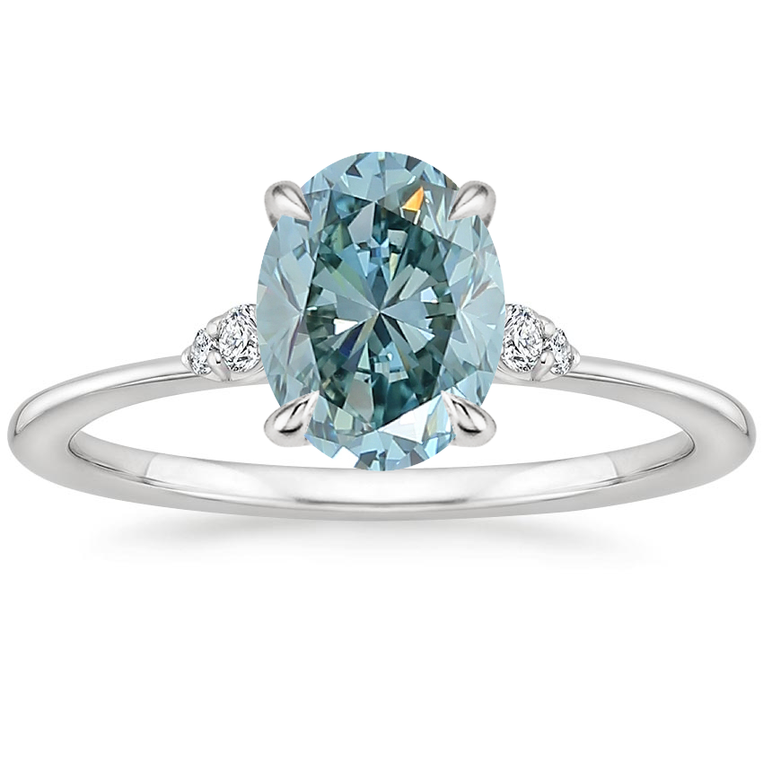 Platinum Colette Diamond Ring, large top view