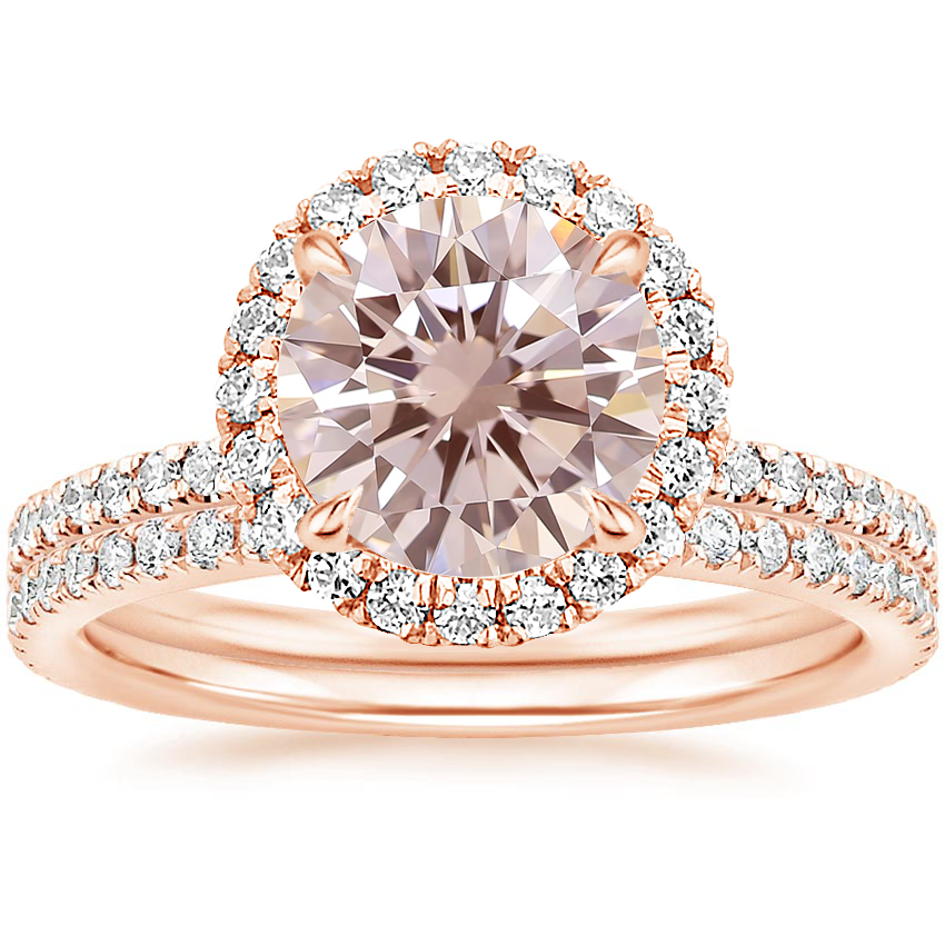 14K Rose Gold Waverly Diamond Bridal Set (2/3 ct. tw.)