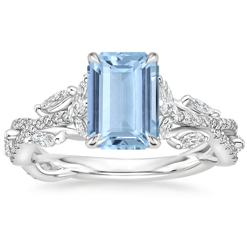 18K White Gold Luxe Secret Garden Diamond Ring (3/4 ct. tw.), large top view
