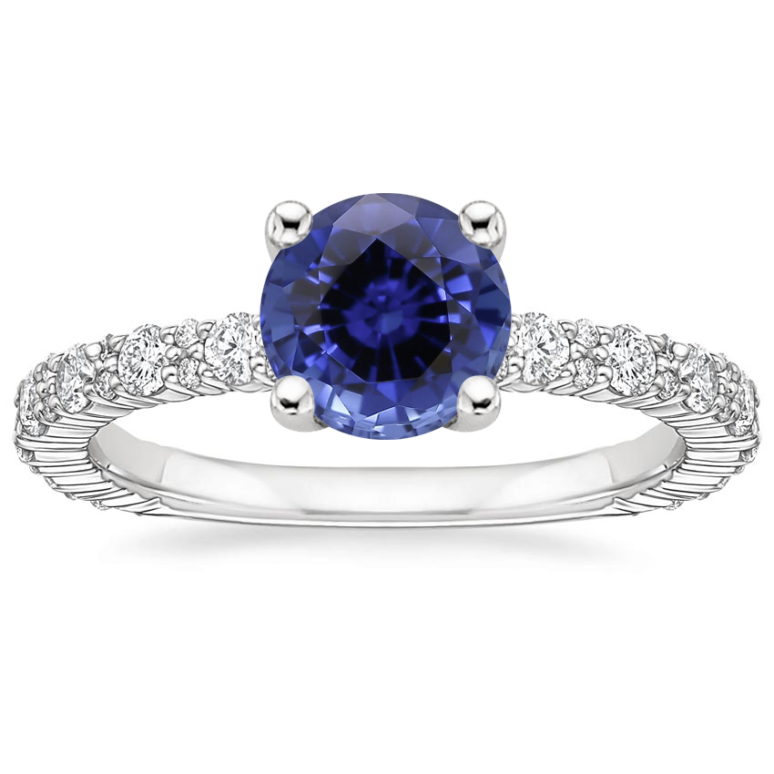 Sapphire Trevi Diamond Ring (1/2 ct. tw.) in 18K White Gold