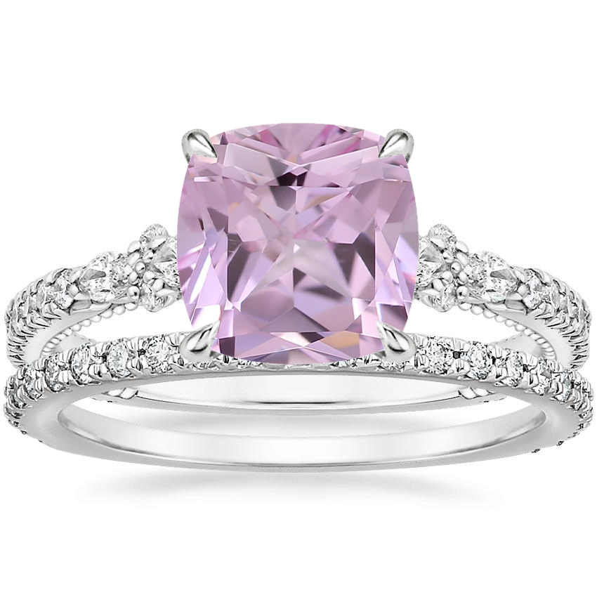 Platinum Primrose Diamond Ring with Luxe Sonora Diamond Ring (1/4 ct. tw.)