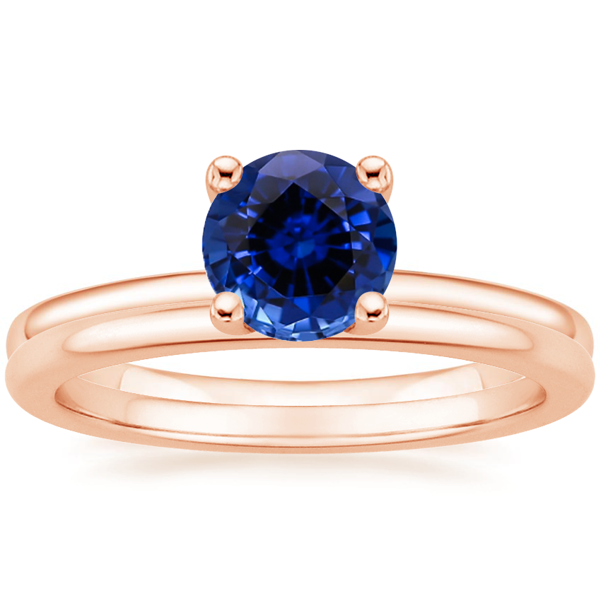 14K Rose Gold Sydney Perfect Fit Diamond Ring with Petite Comfort Fit Wedding Ring