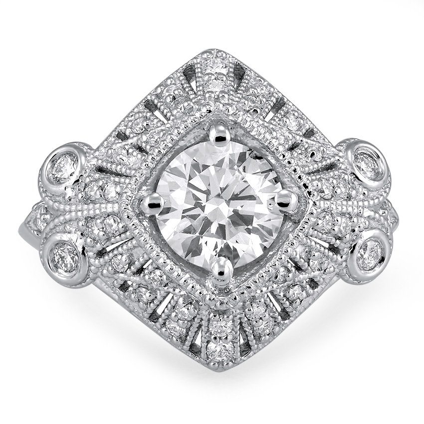 Custom Art Deco Recreation Ring