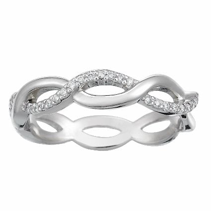 Custom Pavé Helix Band