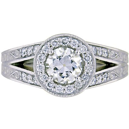 Custom Split Shank Detailed Halo