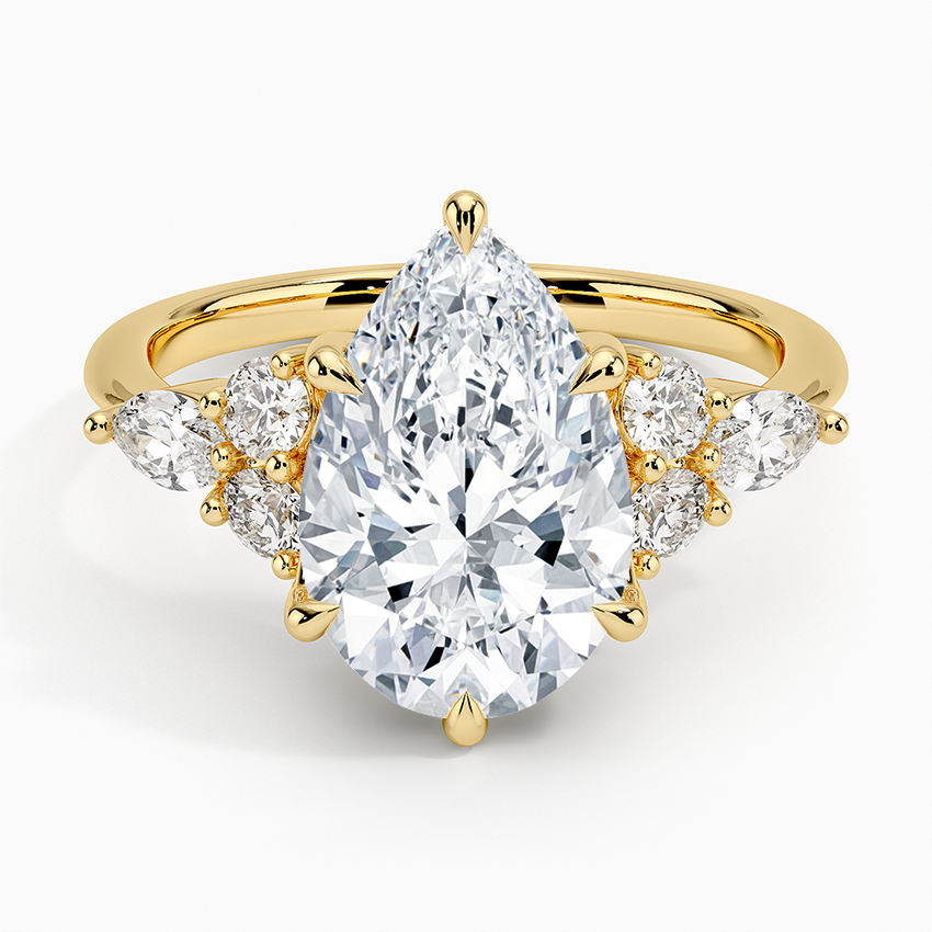 18K Yellow Gold Nadia Diamond Ring