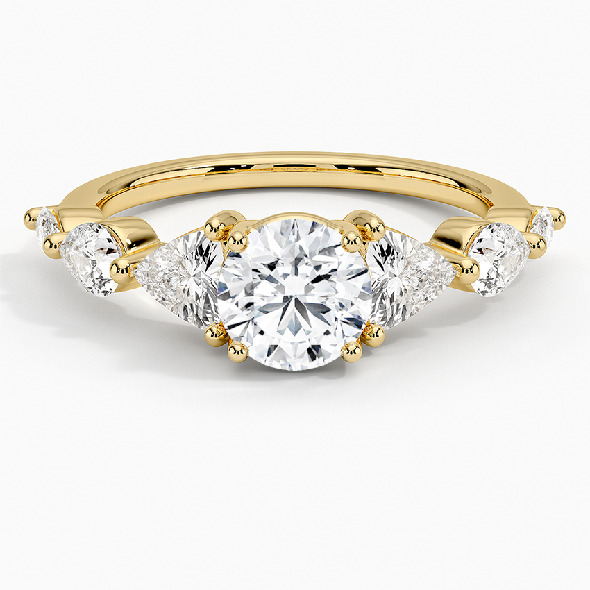 18k Yellow Gold Sasha Diamond Ring