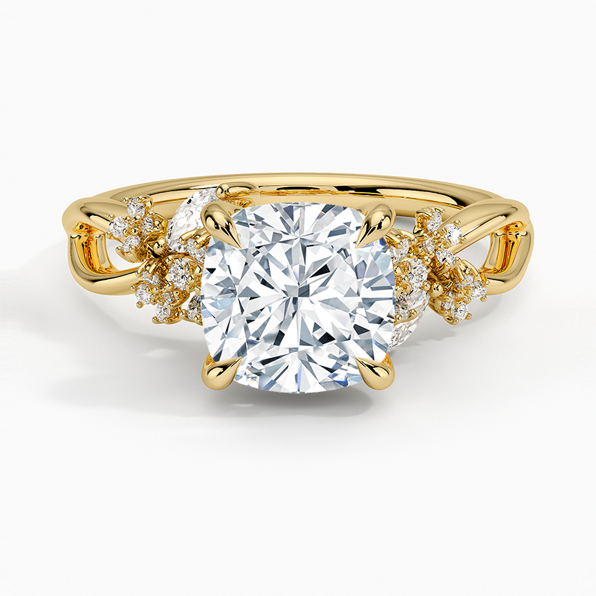18K Yellow Gold Summer Blossom Diamond Ring (1/4 ct. tw.)