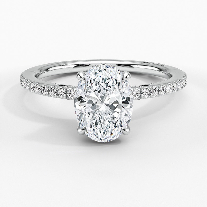 Tacori pave diamond deals engagement ring