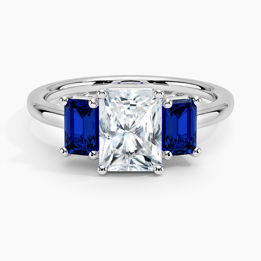3 Stone Oval Sapphire Ring – Happy Jewelers