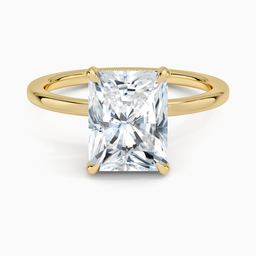 18K Yellow Gold Lumiere Diamond Ring