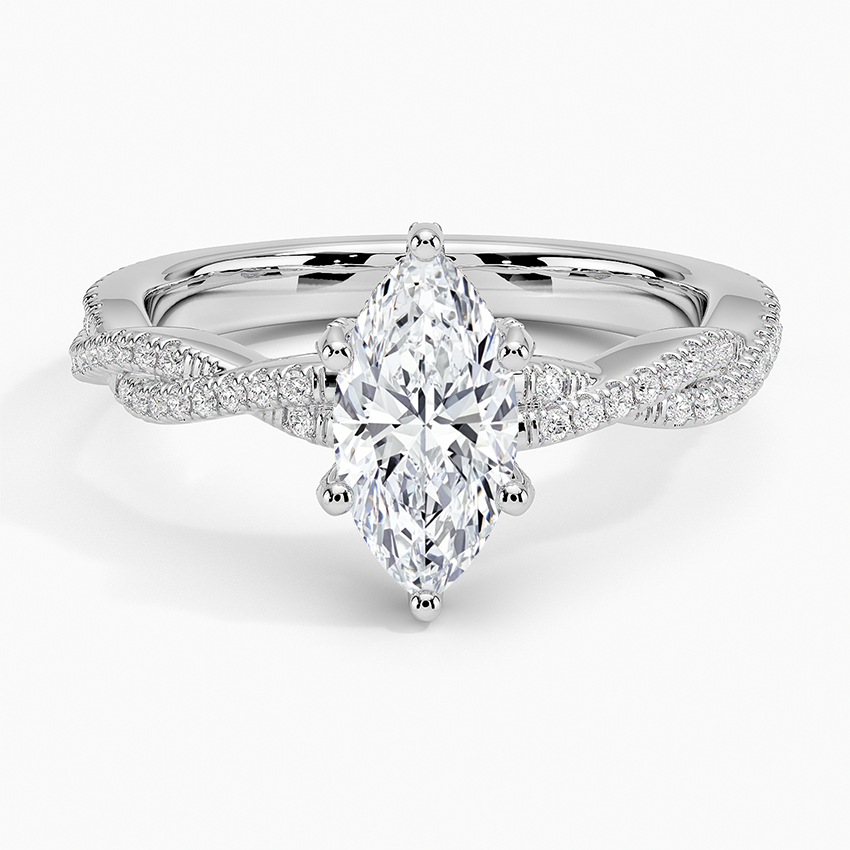 Petite luxe twisted vine 2024 diamond ring