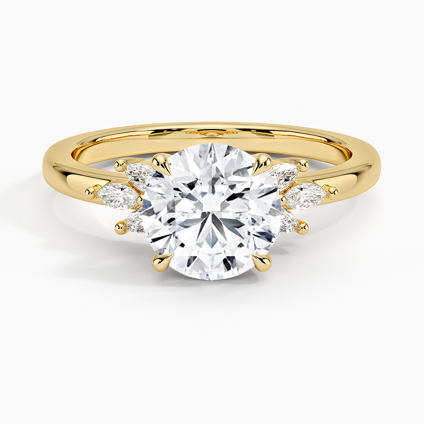 18K Yellow Gold Stella Diamond Ring