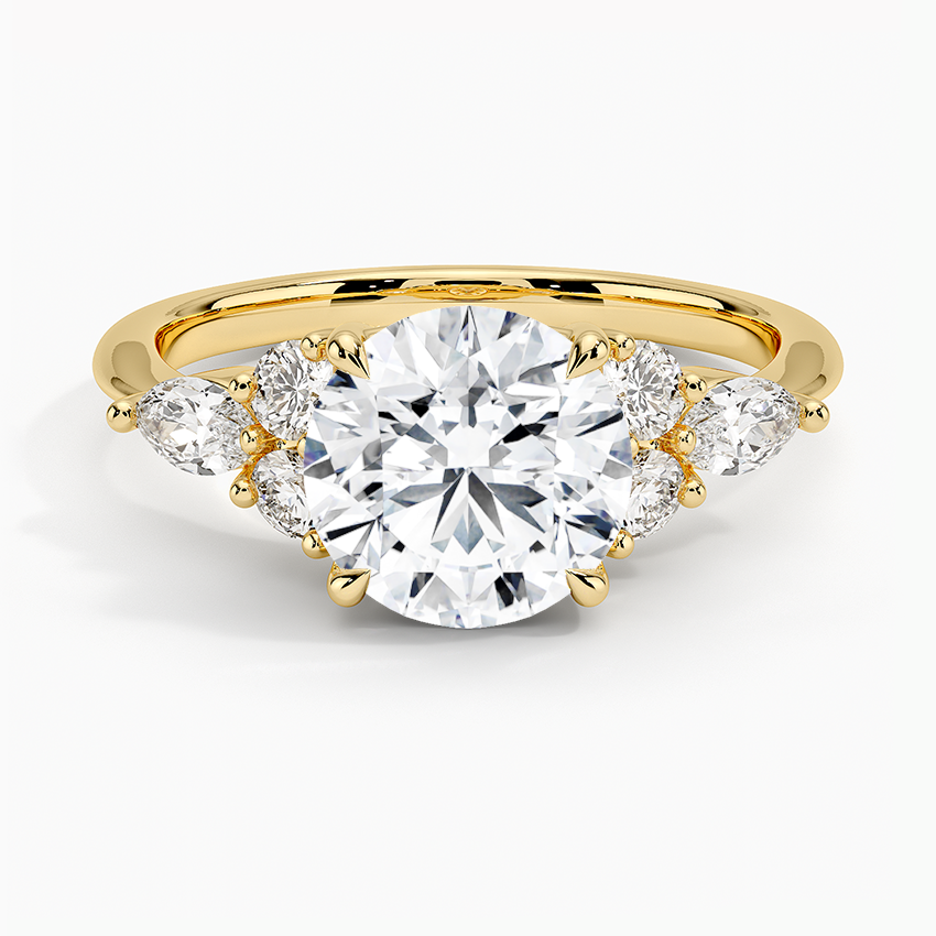 18K Yellow Gold Nadia Diamond Ring